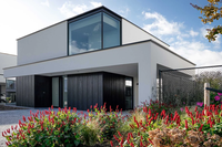 Villa en acier préfabriquée de luxe Maison intelligente dimension personnalisée courte période Villa en acier léger Villa familiale préfabriquée 3 pièces