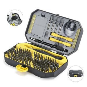 Juego de <span class=keywords><strong>puntas</strong></span> de destornillador de precisión mini magnético para reparación de teléfonos móviles 144 en 1 Home Craft - Product Image 2