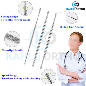 Meilleur matériau de haute qualité en acier inoxydable outils de sélection d'oreille nettoyage d'oreille ensemble de retrait de cire d'oreille par KAHLU ORTHOPEDIC - Product Image 5