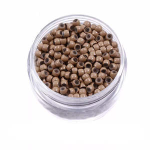 Accessoires pour extensions de cheveux, 200 pièces, perles nano doublées de silicone de 3 mm - Product Image 5
