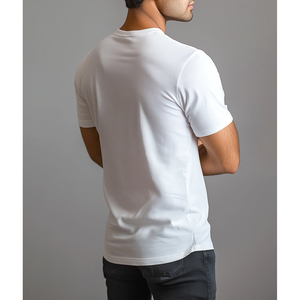 T-shirts pour hommes de haute qualité de 200 grammes de marque et service OEM par des fournisseurs qualifiés au Pakistan pour les magasins en ligne - Product Image 3