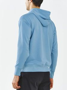 Sweat à capuche décontracté pour homme en coton 100% de haute qualité, manches longues, veste d'hiver avec cordon de serrage, poche, logo personnalisé, ODM - Product Image 2