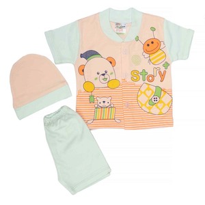 ชุดสูทเด็กแรกเกิด 3 ชิ้น - สีฟ้า-ชมพู - Product Image 4