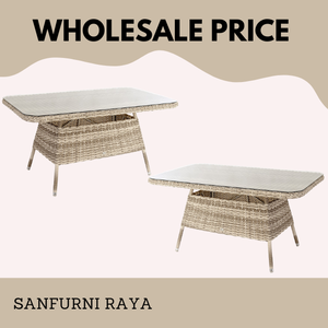 Modern Contemporary Design Rattan Wicker <b>square</b> Dining <b>Table</b> Dining Room Furniture Direct Factory From Indonesia Wholesale Price - Product Image 5