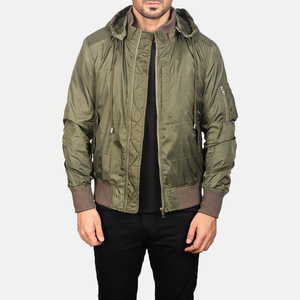 Chaqueta de bombardero Vintage Unisex con logotipo personalizable de alta calidad, cuello redondo, ODM, Primavera, cremallera, letra, chaqueta de talla grande para hombres - Product Image 4