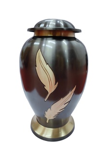 Artisanat en métal de haute qualité beaux papillons urne ardoise/étain meilleur prix de gros pour les cendres de crémation funéraires adultes ACW - Product Image 4