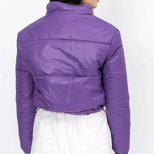 Stylish New Woman's Clothing Wholesale Fashion Crop Jackets Customized Packing Puffer Jacket's For Winter - Product Image 3