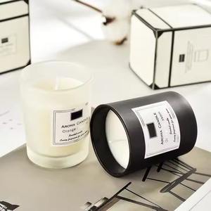 H.M.A Handicrafts Pot à bougie en céramique biologique fait à la main blanc avec couvercle en bois et intérieur doré pour les ensembles de parfums de maison de Pâques - Product Image 3