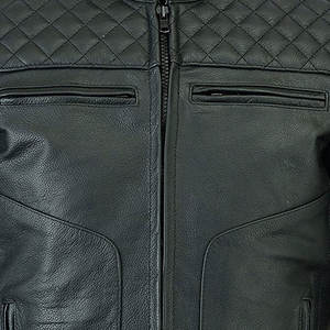 Veste en cuir de haute qualité pour hommes Vêtements pour hommes Nouvel arrivage Meilleur prix de vente Veste en cuir pour hommes - Product Image 4