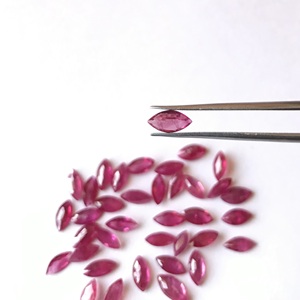 3x6mm Marquise Cut Rubis Naturel Traité à la Chaleur Mozambique Pierre Lâche Fabrication de Bijoux Prix de Gros IGI Vivaaz Gemmes Calibrées - Product Image 4