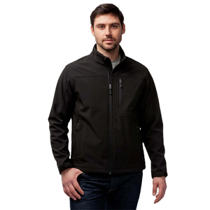 Chaqueta Cortavientos Impermeable con Capucha y Cremallera de Lona con Logotipo Personalizado al por Mayor para Hombre 2025 - Product Image 1