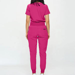Tenues médicales durables pour hôpital, ensembles à manches courtes, pantalons de travail pour dentistes, infirmières, esthéticiennes, SPA, vêtements de travail OEM - Product Image 4