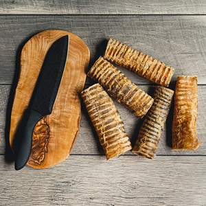 Friandises pour chiens en trachée de bœuf géante, naturelles, à ingrédient unique, riches en protéines, artisanat naturel - Product Image 2