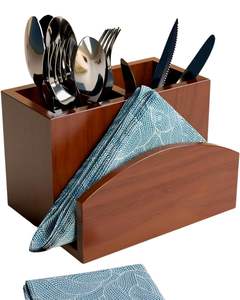 Wooden Spoon Holder manufacturer Placing Kitchen Tool <b>Cooking</b> Ladle Spatulas <b>Tongs</b> Fork - Product Image 3