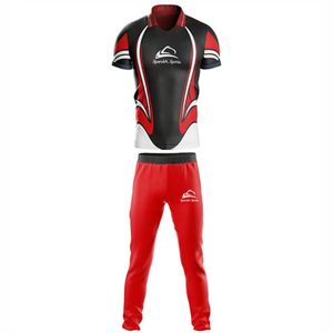 ชุดคริกเก็ตแบบปรับแต่งได้คุณภาพสูงเสื้อคริกเก็ตซับลิเมตทนทานกางเกงคริกเก็ตผ้ายืดพิมพ์ลายมีไซส์ใหญ่พิเศษ - Product Image 1