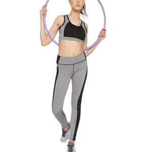 Femmes taille haute respirant sans couture Fitness Sport costume-motif solide Yoga et course à pied vêtements de sport ensembles en gros - Product Image 5