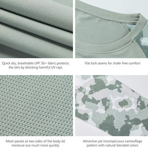 Vente en gros meilleure chemise de pêche de pêcheur personnalisée pour hommes logo personnalisé couleur vente meilleure au Pakistan chemises de pêche hommes t-shirts - Product Image 5