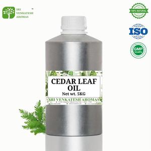 Aceite esencial de hoja de cedro orgánico puro nutritivo a precio a granel Ideal para hacer jabón Cuidado natural y formulaciones aromáticas - Product Image 5