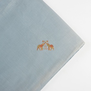 Tissu en coton gris original en gros, poids moyen, teint uni, respirant pour vêtements - Product Image 4