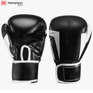 ถุงมือชกมวยสำหรับผู้ชายหนัง PU แบบผูกเชือกผลิตจากโรงงานในปากีสถานส่งตรงจากโรงงาน - Product Image 2