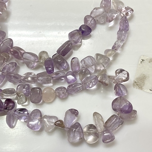 Ametrino Smooth Nugget Shape Beads Natural Purple Gemstone Venta al por mayor Beads Shop - Product Image 5