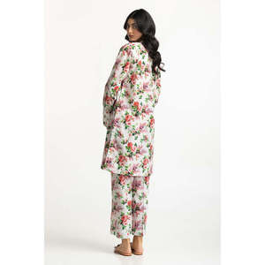 Conjunto de Dos Piezas Estampado de Algodón y Viscosa KST-43358, Top y Pantalón de Chifón Elegantes para Uso Diario - Product Image 5
