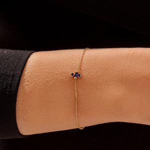 Pulsera <span class=keywords><strong>de</strong></span> Cadena Geométrica <span class=keywords><strong>de</strong></span> <span class=keywords><strong>Acero</strong></span> Inoxidable Chapada en Oro con Circonitas para Mujer, Joyería <span class=keywords><strong>de</strong></span> Moda <span class=keywords><strong>HOYA</strong></span> para Aniversarios - Product Image 4