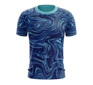 Nuevo diseño de rendimiento sublimación deportes camiseta suave transpirable deportes camiseta hombres camisetas - Product Image 5