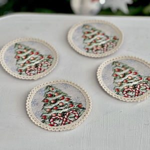 Posavasos único de algodón, bebidas absorbentes, regalos de inauguración de la casa de cumpleaños, decoración de mesa de salón de granja OEM - Product Image 2