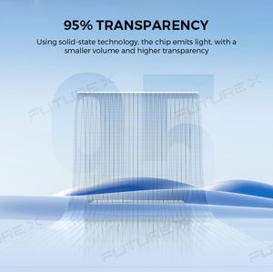 Pantalla LED Transparente Ultrafina Holográfica 3D P3.75 con Animación para Publicidad en Escaparates de Centros Comerciales y Exposiciones - Product Image 4