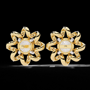 Bijoux sertis de diamants les plus vendus, style hip-hop tendance, moissanite VVS, boucles d'oreilles en or massif 14 carats, vente en gros - Product Image 6