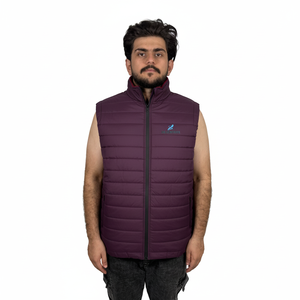 Chaleco Acolchado de Lona con Diseño Nuevo, Ligero, Sin Mangas, Personalizado, Informal, para Hombre, Impermeable, para Invierno - Product Image 1