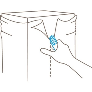 SECUNORM Pratique N° Couteau utilitaire de sécurité 445, longueur 100 mm, largeur 7,8 mm, hauteur 25,5 mm, profondeur de coupe 8,5 mm, MARTOR - Product Image 3