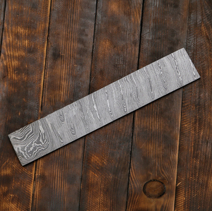 Damascus phôi 10 inch dài Damascus phôi trống dao làm nguồn cung cấp tùy chỉnh tay giả mạo - Product Image 3