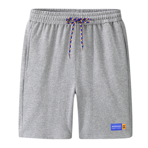 Pantalones cortos de algodón con bolsillo para hombre, ropa deportiva OEM de fábrica, venta al por mayor, pantalones cortos holgados lisos en blanco de alta calidad para hombre, logotipo personalizado - Product Image 1