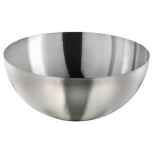 <b>Large</b> stainless steel <b>serving</b> <b>bowl</b> that is lightweight yet sturdy making it easy to carry and serve heavy food portions - Product Image 2