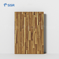 Plan de travail en bois d'acacia SSR VINA - Plan de travail en bois d'acacia avec joint en doigtier - Bord collé - Plan de travail en bois d'acacia