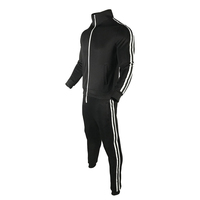 Ensemble de survêtement deux pièces pour homme, style streetwear, imprimé uni avec strass, veste et pantalon, respirant, séchage rapide, extensible dans quatre directions