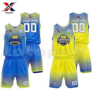 Material de tela de sublimación de uniforme de baloncesto New Look para ropa de equipo de baloncesto precio de venta al por mayor haz que tu equipo esté orgulloso - Product Image 1