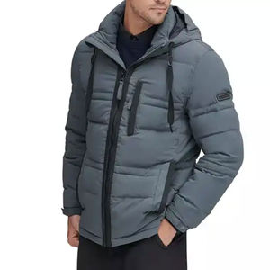 Chaqueta Acolchada Negra de Alta Calidad para Hombre, Chaqueta Acolchada de Invierno para Adultos - Product Image 3