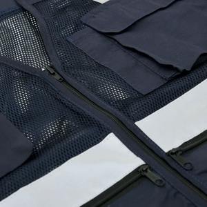 Chaleco DE SEGURIDAD transpirable personalizable de alta visibilidad, chaleco reflectante con colores personalizados opcionales, chaleco de seguridad - Product Image 3