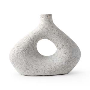 Jarrón de Barro para Mesa, Decoración Rústica Minimalista para Bodas y Hogar - Product Image 2