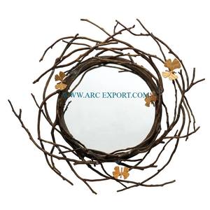 Top vente Salon Décoratif Moderne À La Main Fantaisie Mur Miroir Décoratif Dernière Conception Nouvelle Collection Mur Miroir Indien - Product Image 6