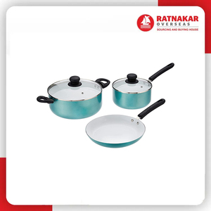 Đồ nấu nướng thiết lập không dính Ấn Độ phong cách cao cấp chất lượng cứng anodized <span class=keywords><strong>Cookware</strong></span> Set không dính Ấn Độ để bán ở mức giá tốt nhất - Product Image 4