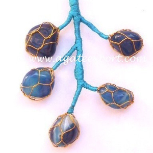 Mix Gemstone Handmade Carved Bottle : Stones Decorative - Product Image 2
