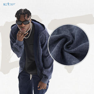 Sudadera Retro con Cremallera de Alta Calidad, Estilo Urbano, para Hombre, Marca de Moda, Lavada, Estilo Cardigan, 2026 - Product Image 4