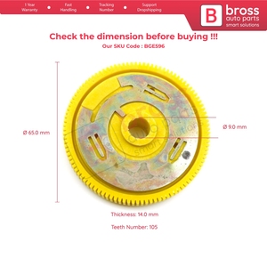 Motor de Limpiaparabrisas Trasero BGE596 0390201532, Engranaje de Reparación para Fiesta MK4 MK5 5 Puertas - Product Image 5
