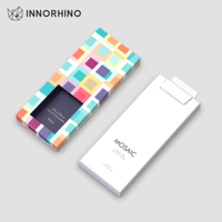 Cajón interactivo personalizado de primera calidad, caja de papel, embalaje para aperitivos de chocolate de Dubái, venta al por menor, pequeña empresa, comida, producto propio CMYK