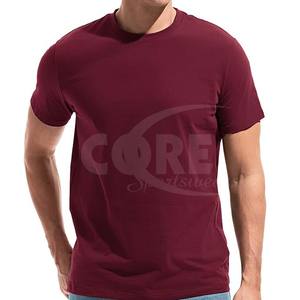 Venta al por mayor 100% algodón hombres Dry Fit camisa verano ropa transpirable con logotipo personalizado estampado liso en blanco camiseta diseño - Product Image 4