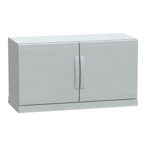 For SCHNEIDER <b>ELECTRIC</b> NSYPLAZ5104G Floor Standing Polyester Electronics <b>Instrument</b> Enclosure Thalassa PLA Plain Door Open - Product Image 1